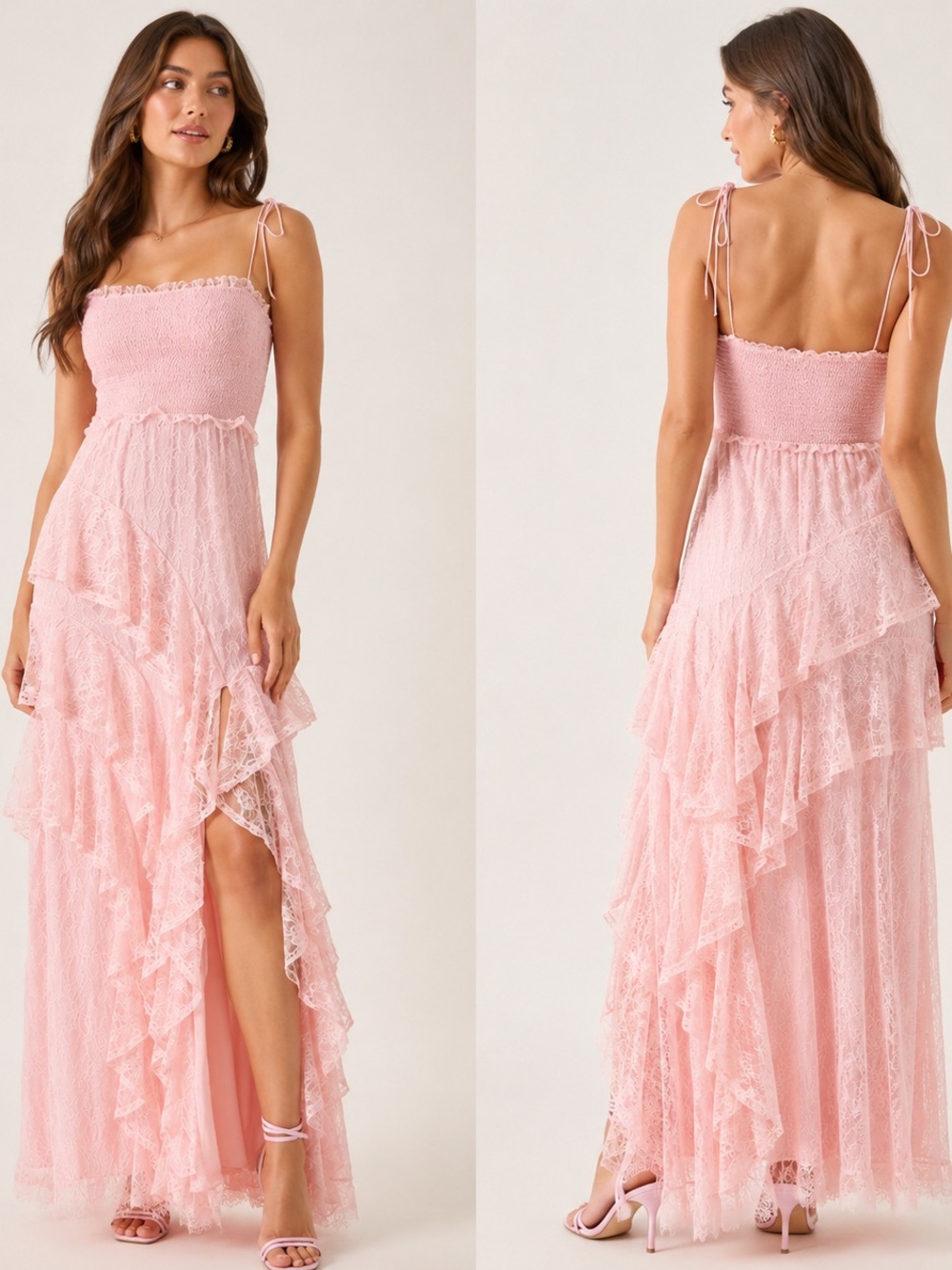 Alice + Olivia | Jocelyn Ruffle Midi Dress